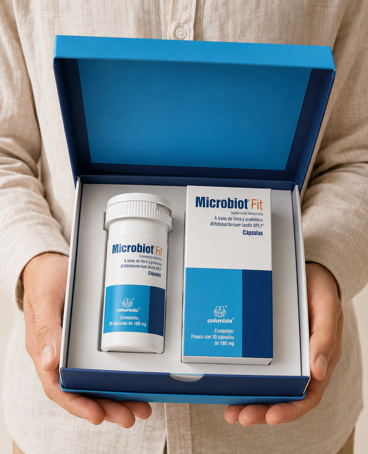 Kit de Microbiot Fit con frasco y caja